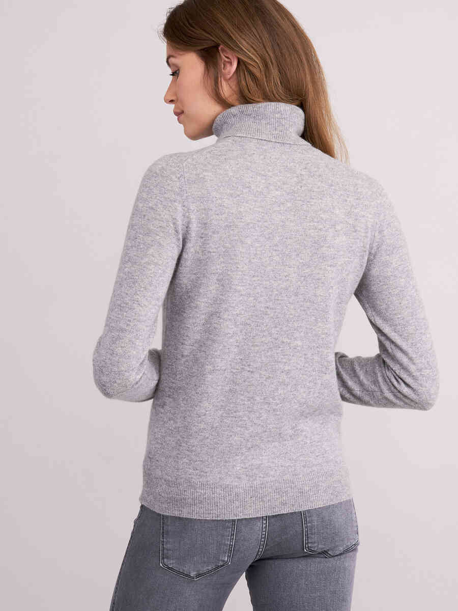 Cashmere roll neck sweater image number 1