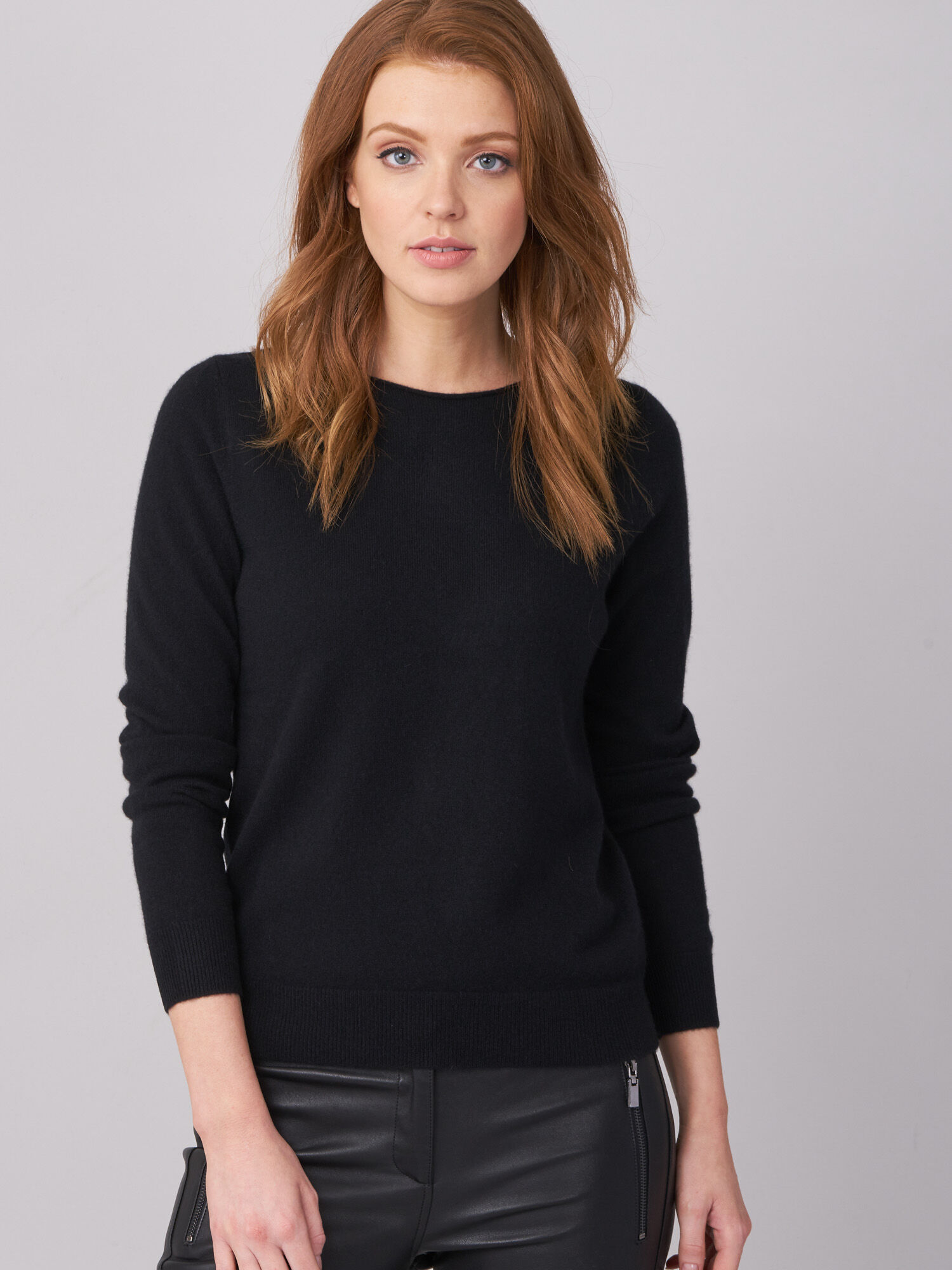 boat neck cashmere jumper