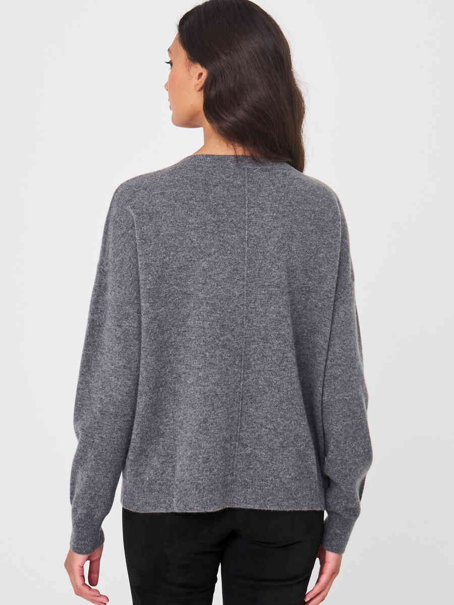 Cashmere sweater with front pockets image number 9