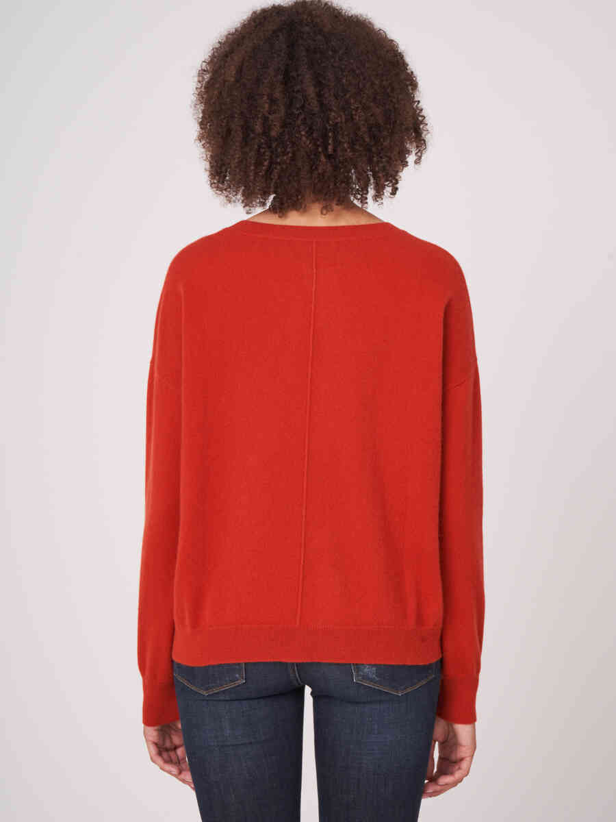 Cashmere sweater with front pockets image number 41