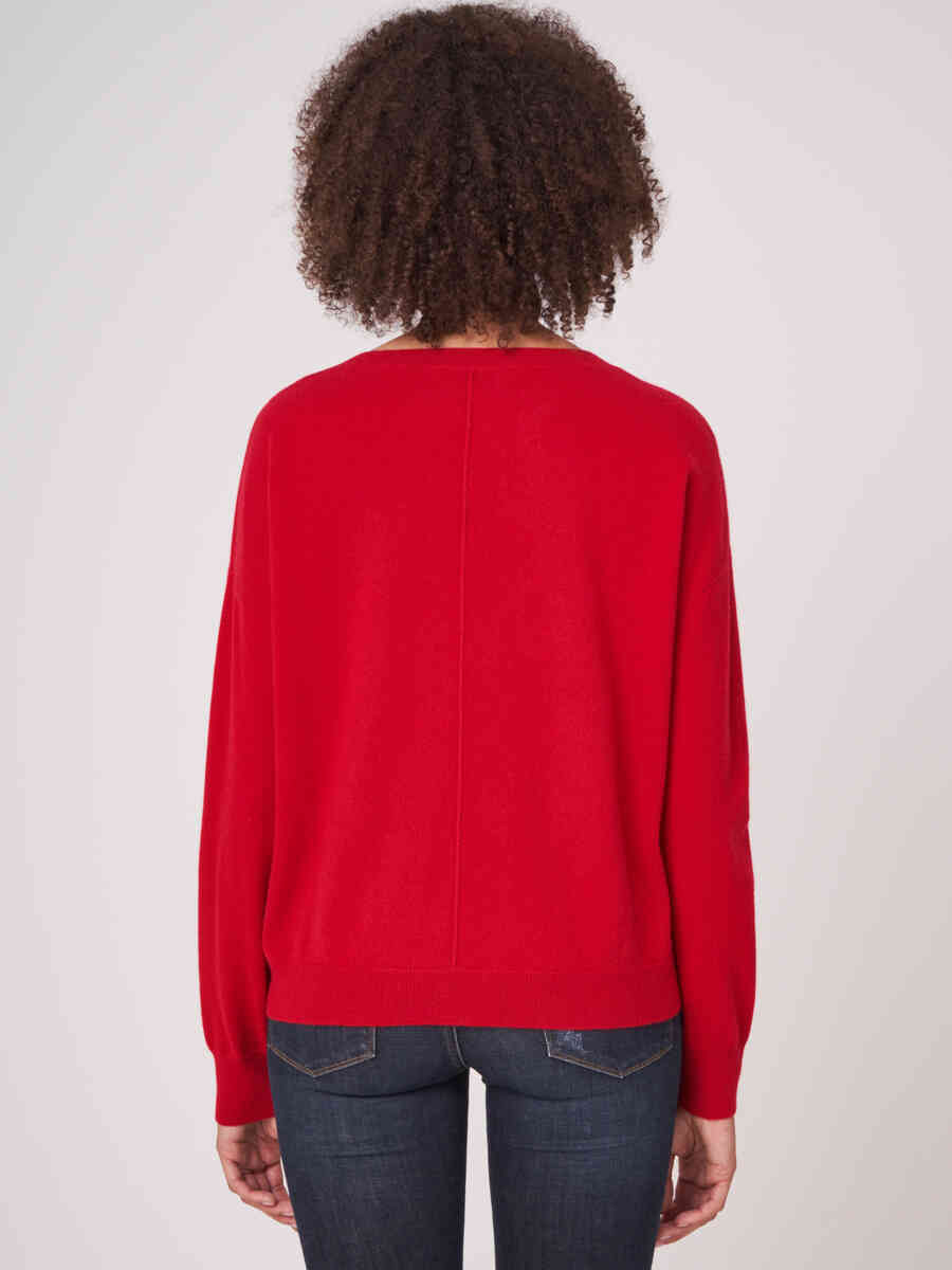 Cashmere sweater with front pockets image number 53