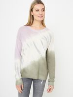 Tie dye organic cashmere sweater image number 0