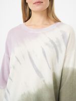 Tie dye organic cashmere sweater image number 2
