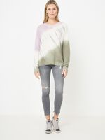 Tie dye organic cashmere sweater image number 3
