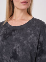 Organic cashmere tie dye sweater image number 2