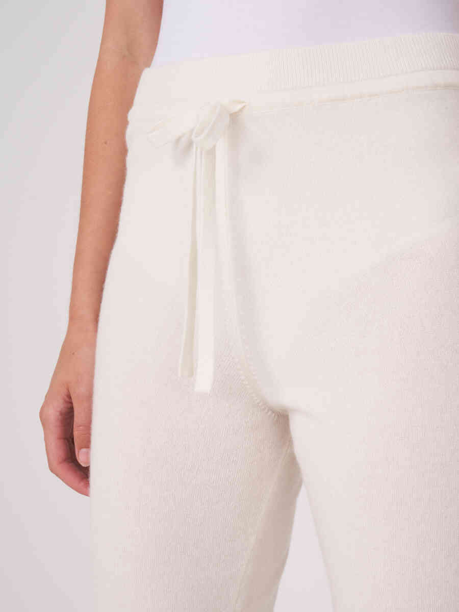 Knitted jogging cashmere blend lounge pants image number 2