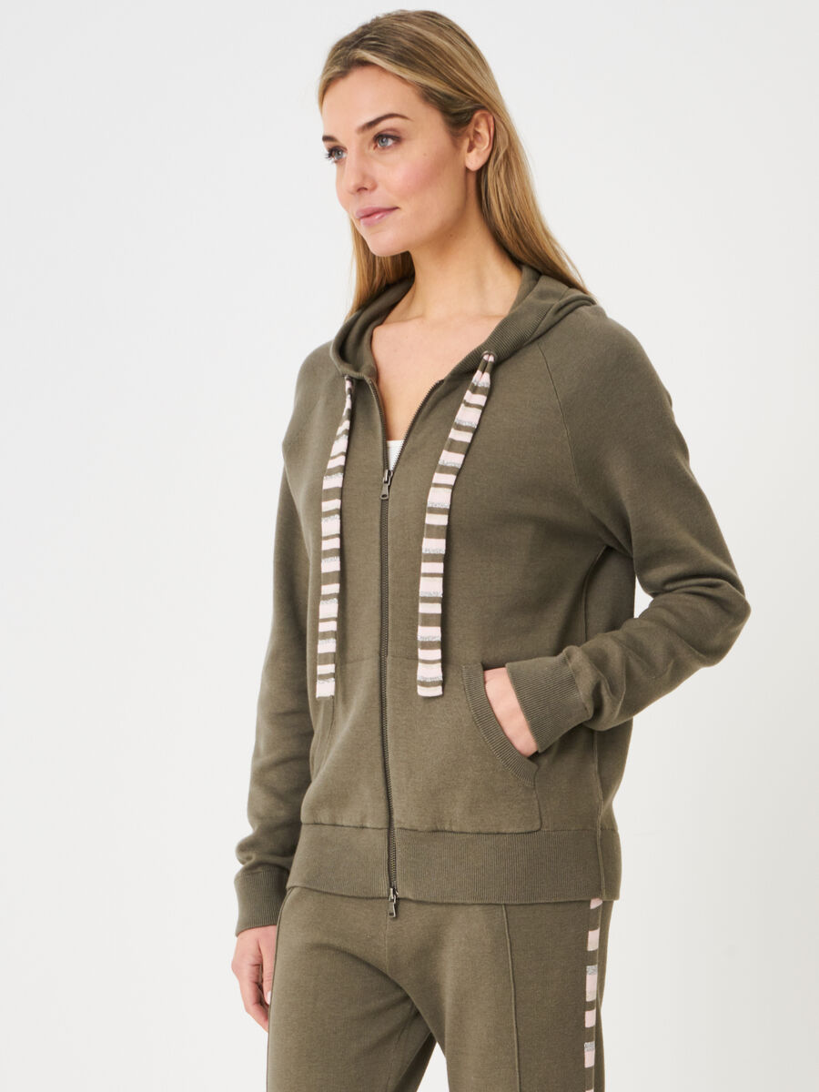 Women's organic cotton blend hoodie image number 0