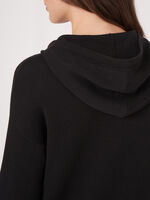 Cotton blend zip-up hoodie  image number 3