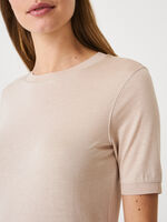 T-shirt in high quality lyocell-cotton blend image number 2