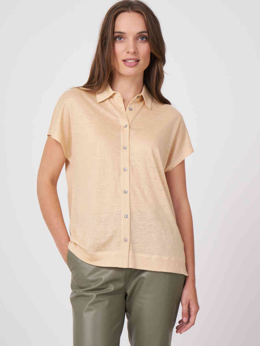 Linen shirt top image number 0