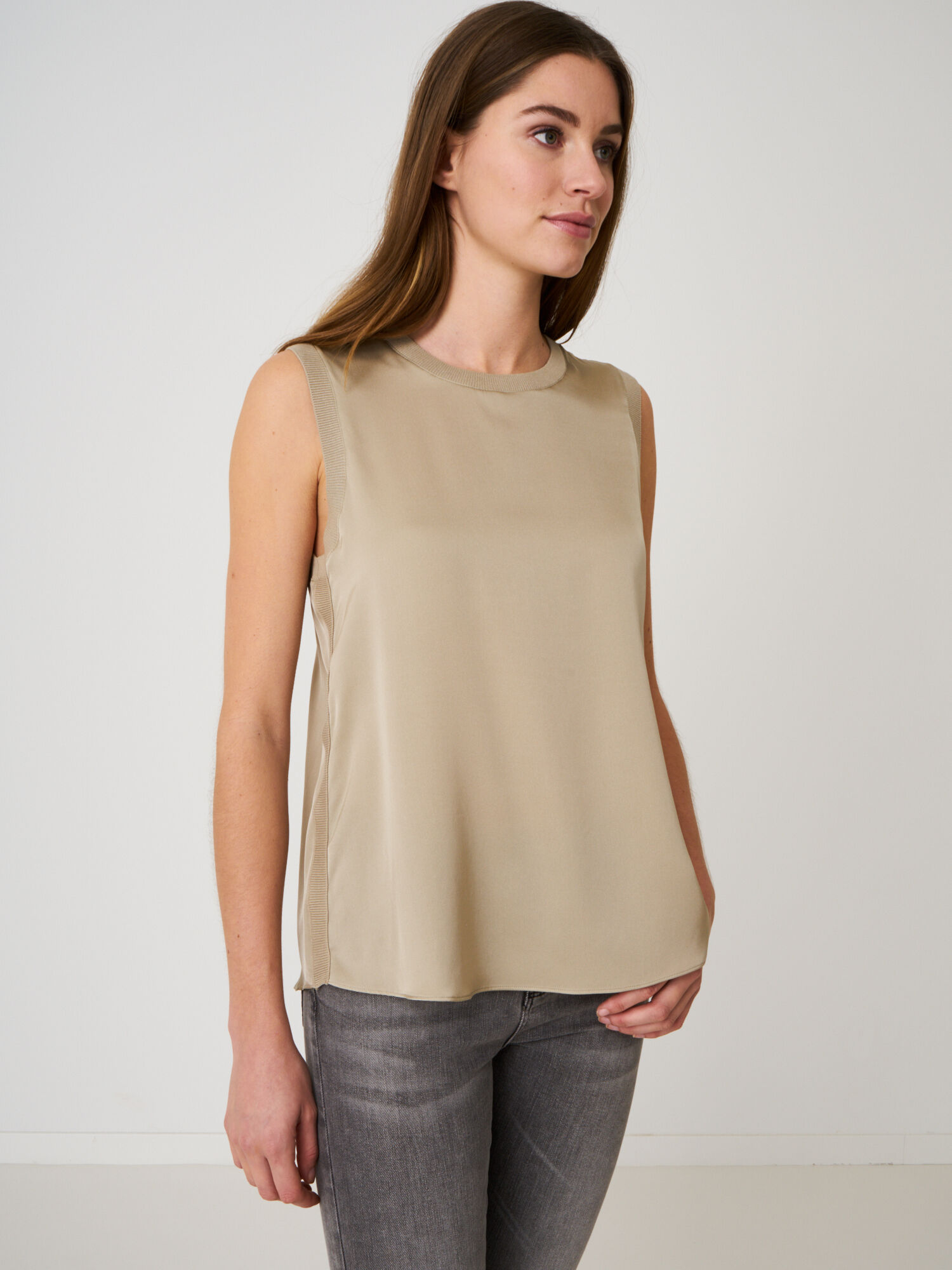 Flowy silk tops Clearance
