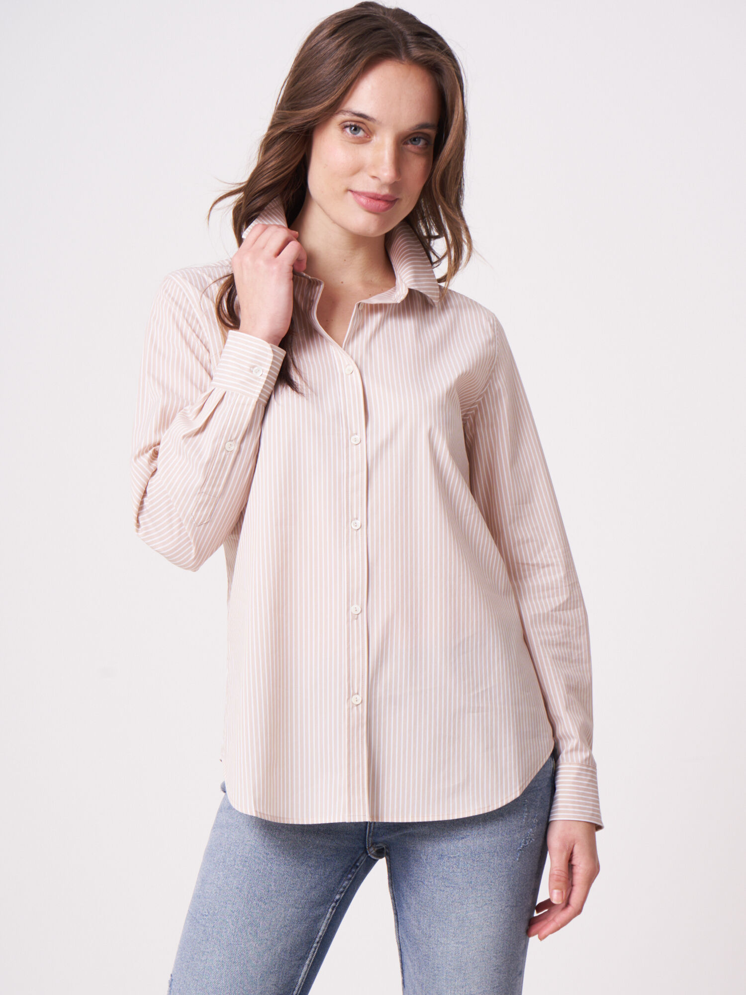 discount 74% Rialbanni Golden/White L blouse WOMEN FASHION Shirts & T-shirts Blouse Flowing 