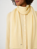 Fine knit organic cashmere scarf image number 2