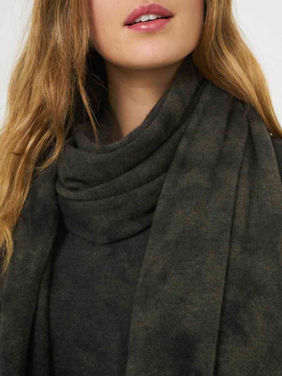 Tie dye cashmere blend scarf image number 2