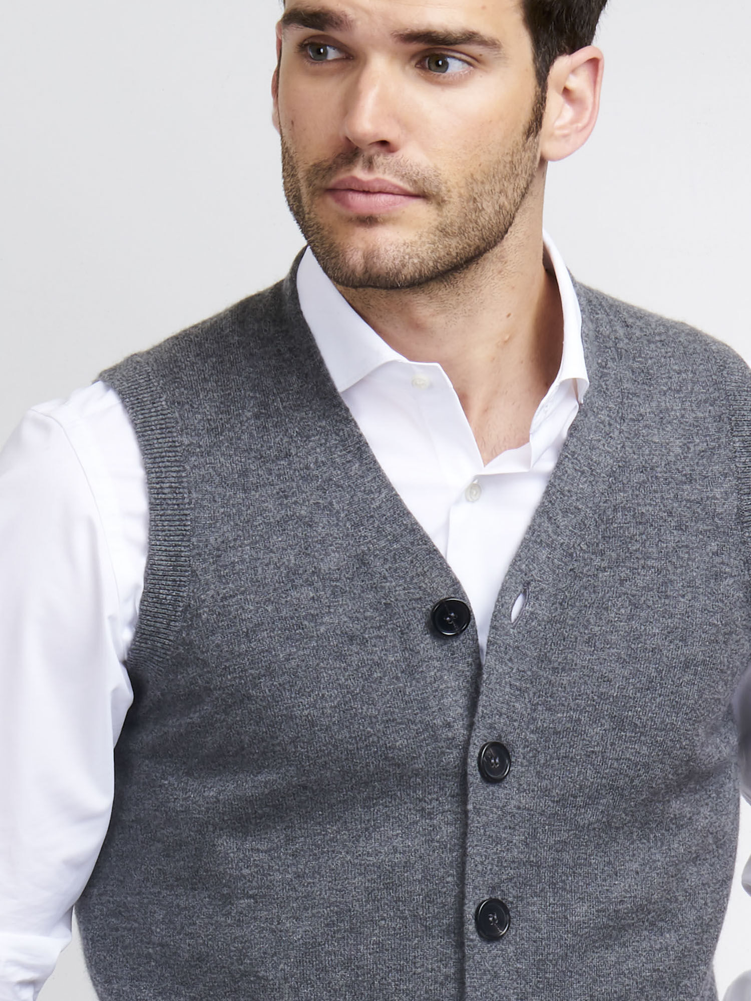 Men's Men's buttoned sweater vest 