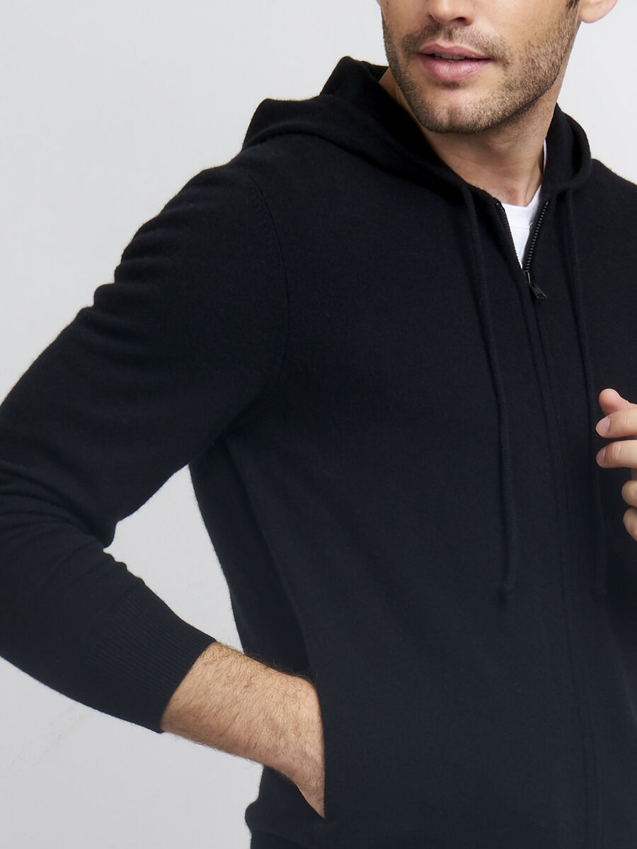 Men's cashmere hoodie