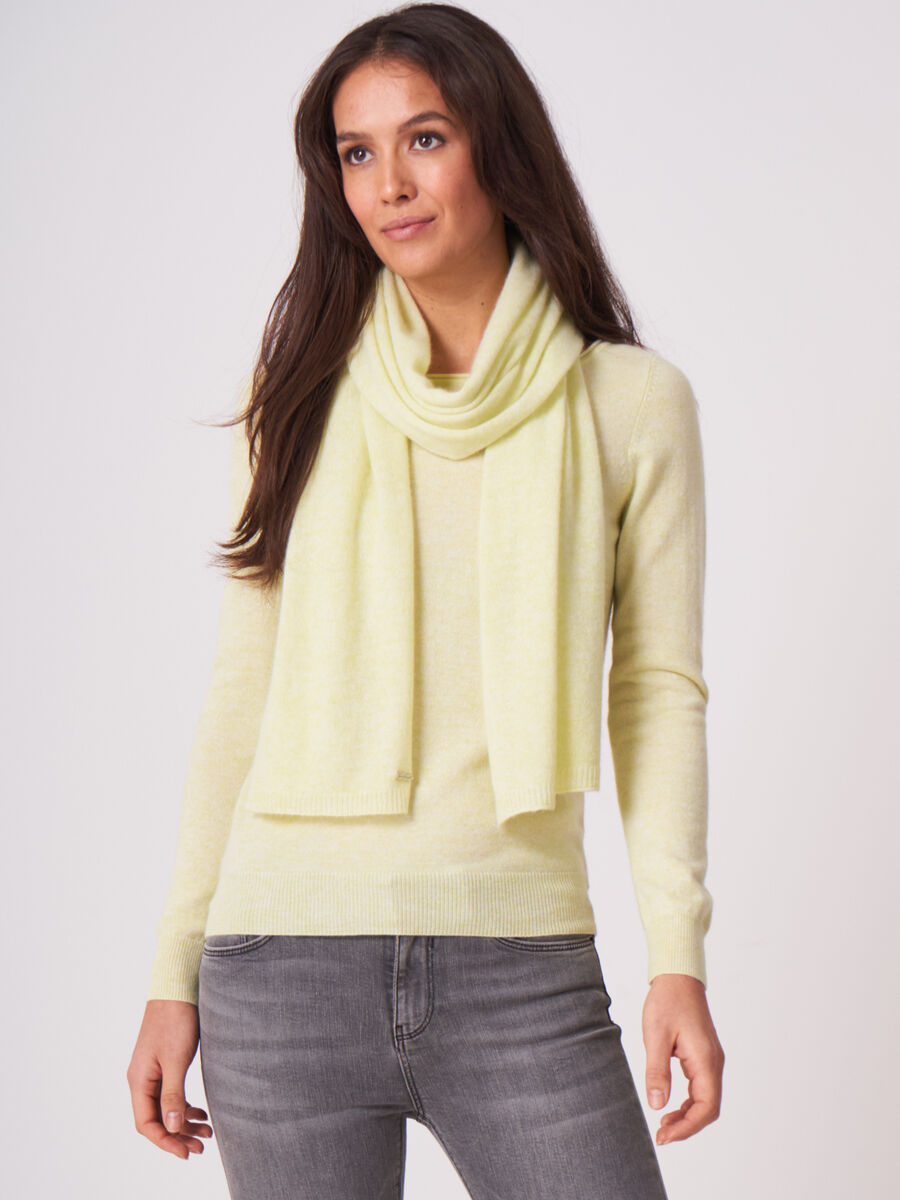 Organic cashmere scarf image number 0