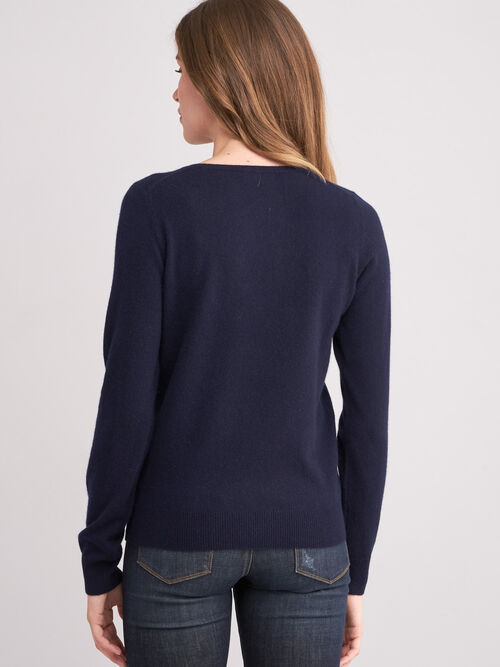 Cashmere V-neck jumper