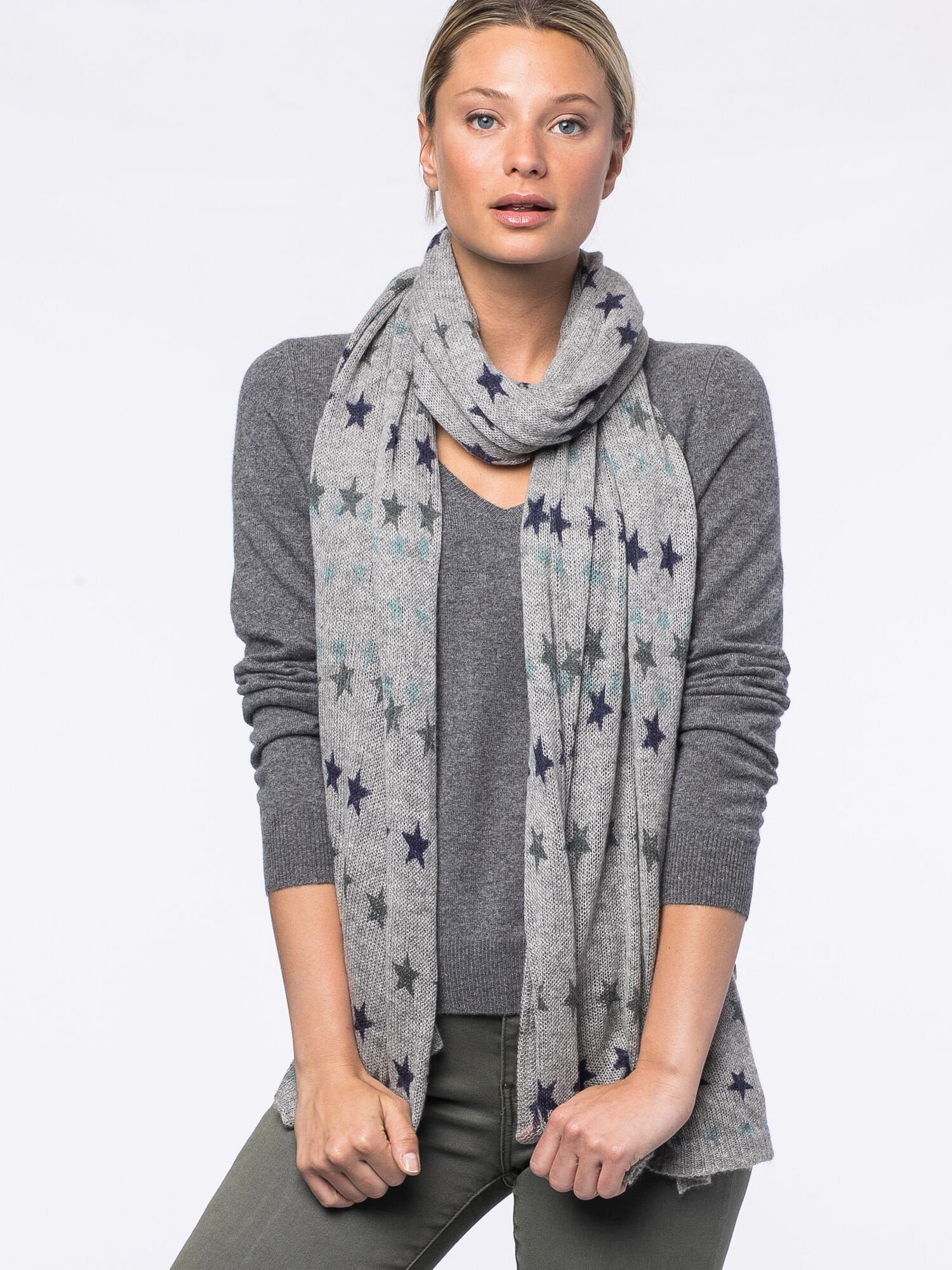 Cashmere trui met V-hals