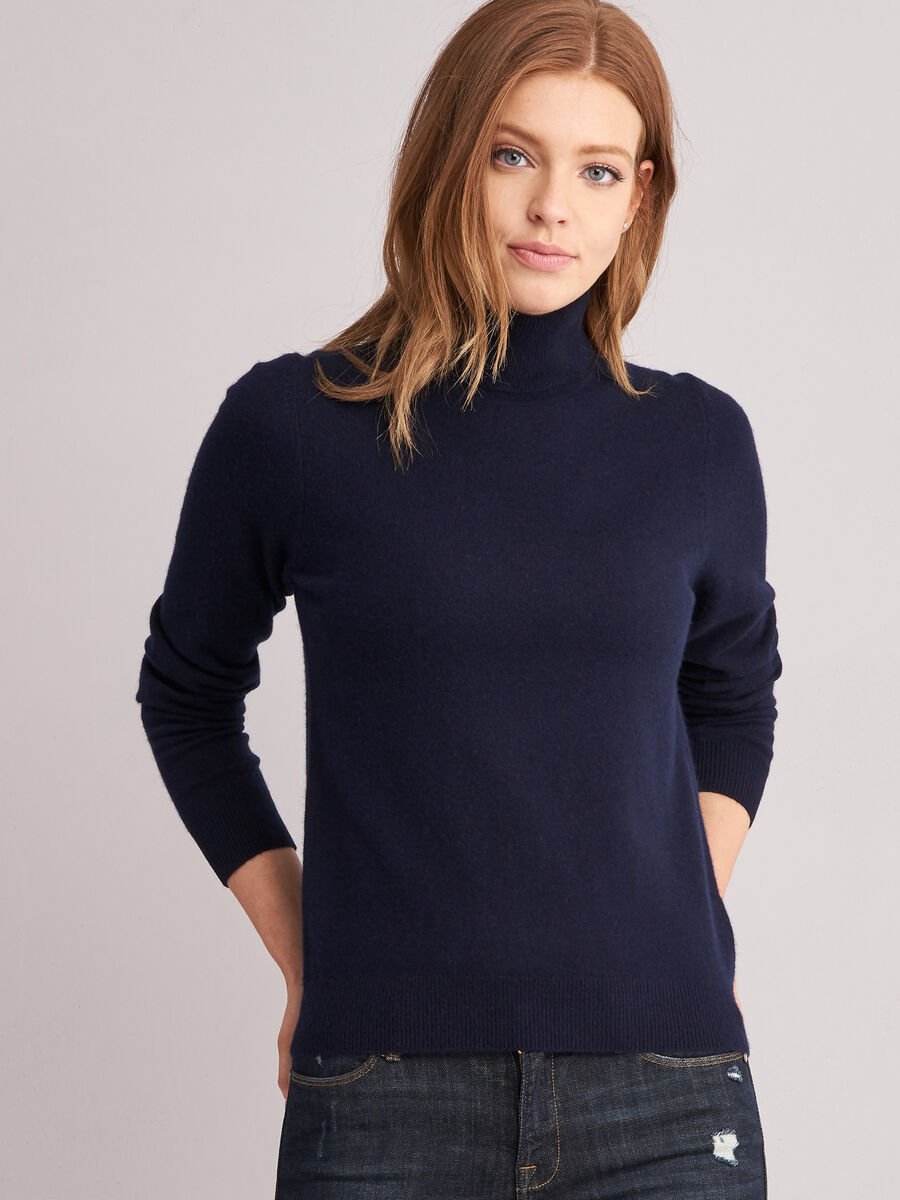 Cashmere roll neck sweater image number 0