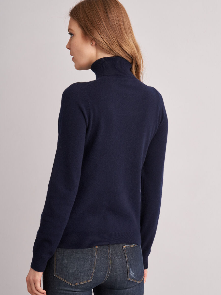 Cashmere roll neck sweater image number 1