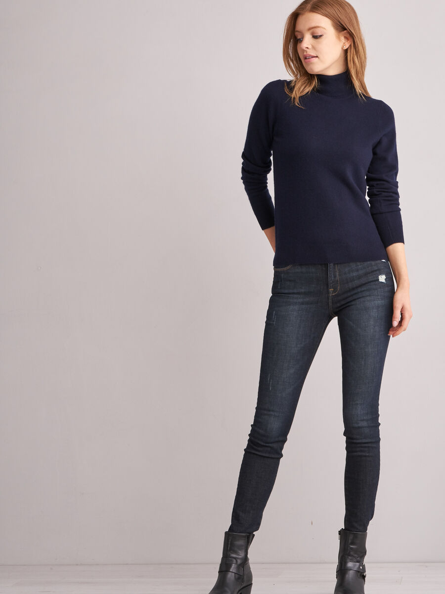 Cashmere roll neck sweater image number 3