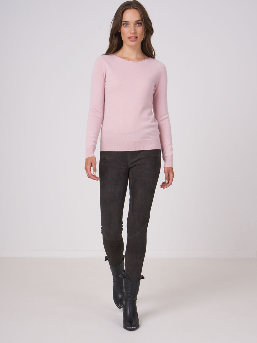 Cashmere boat neck jumper image number 3