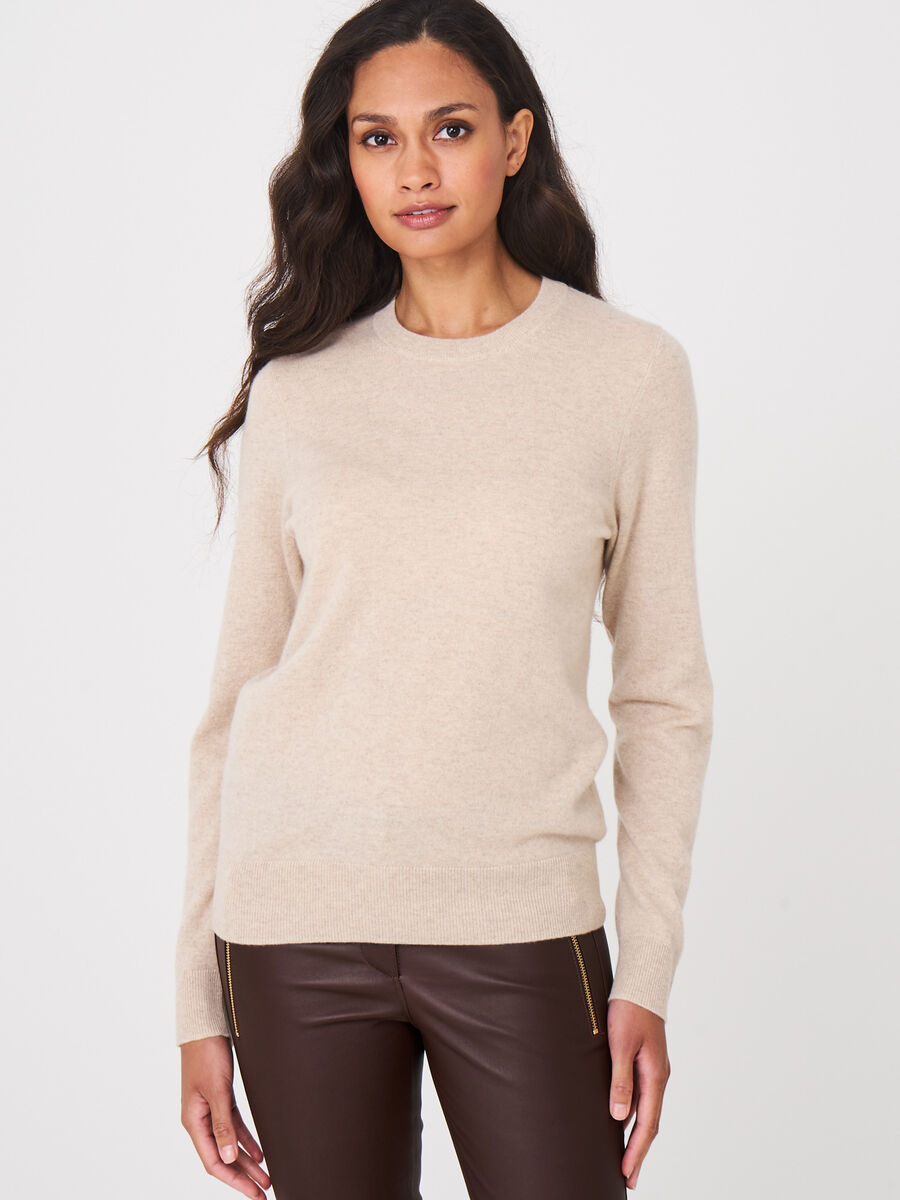 Baby cashmere round neck sweater image number 0