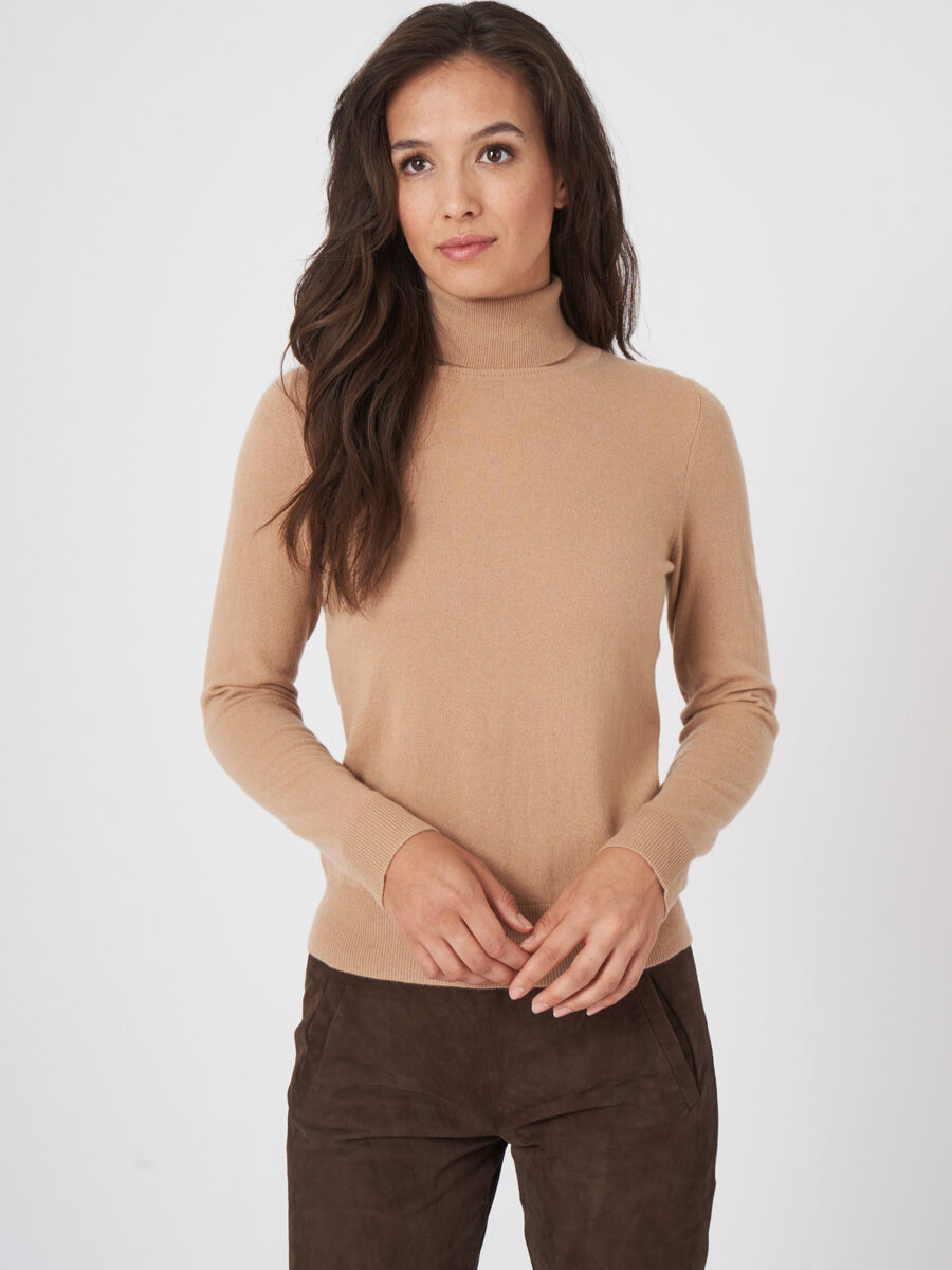 Baby cashmere turtleneck sweater image number 0