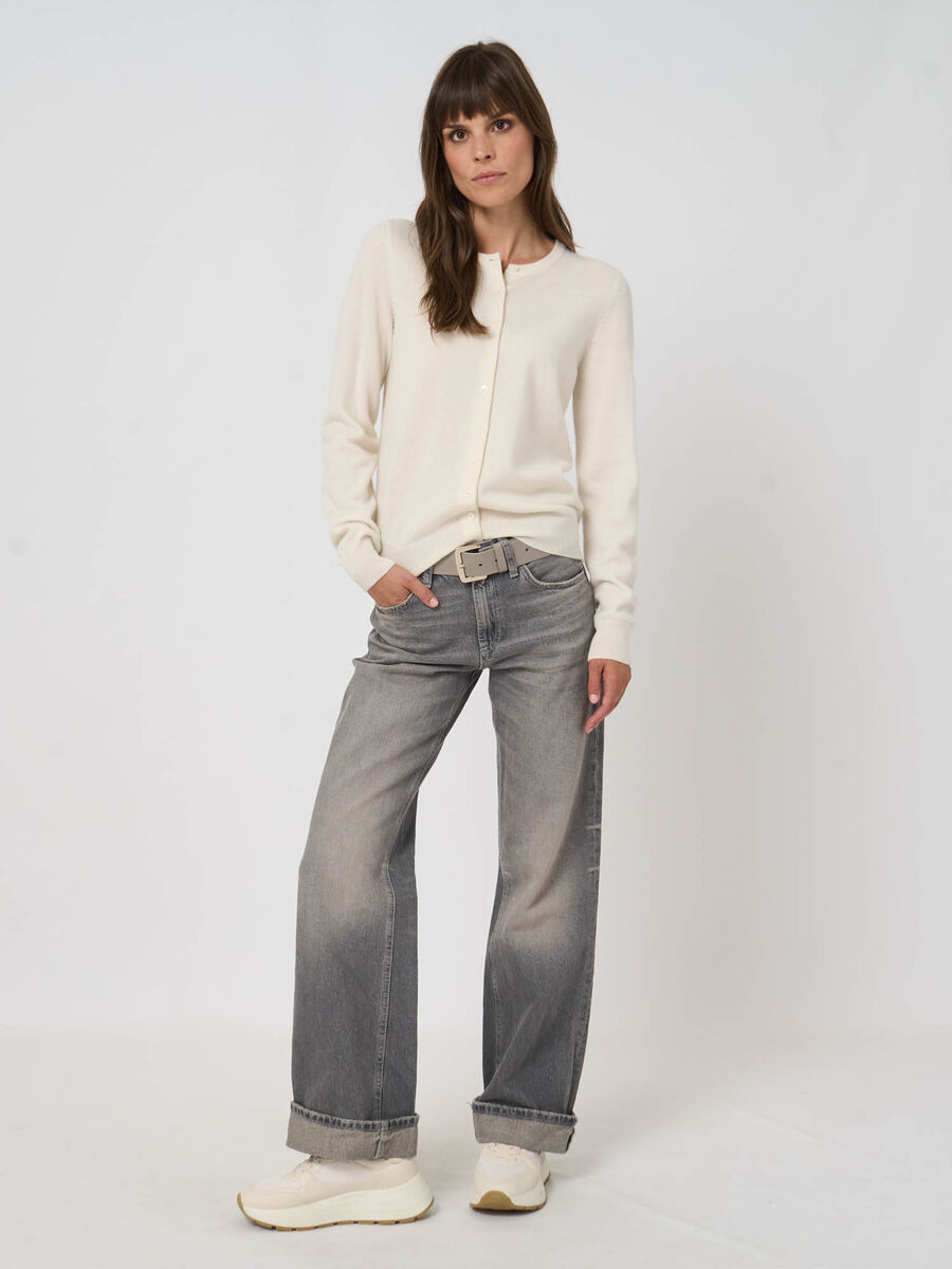 Cardigan basique en cachemire image number 3
