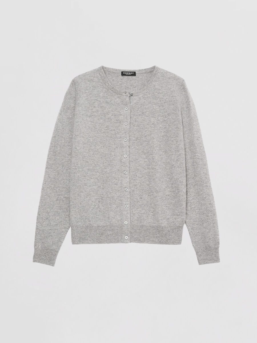 100% Cashmere fine-knit cardigan image number 4