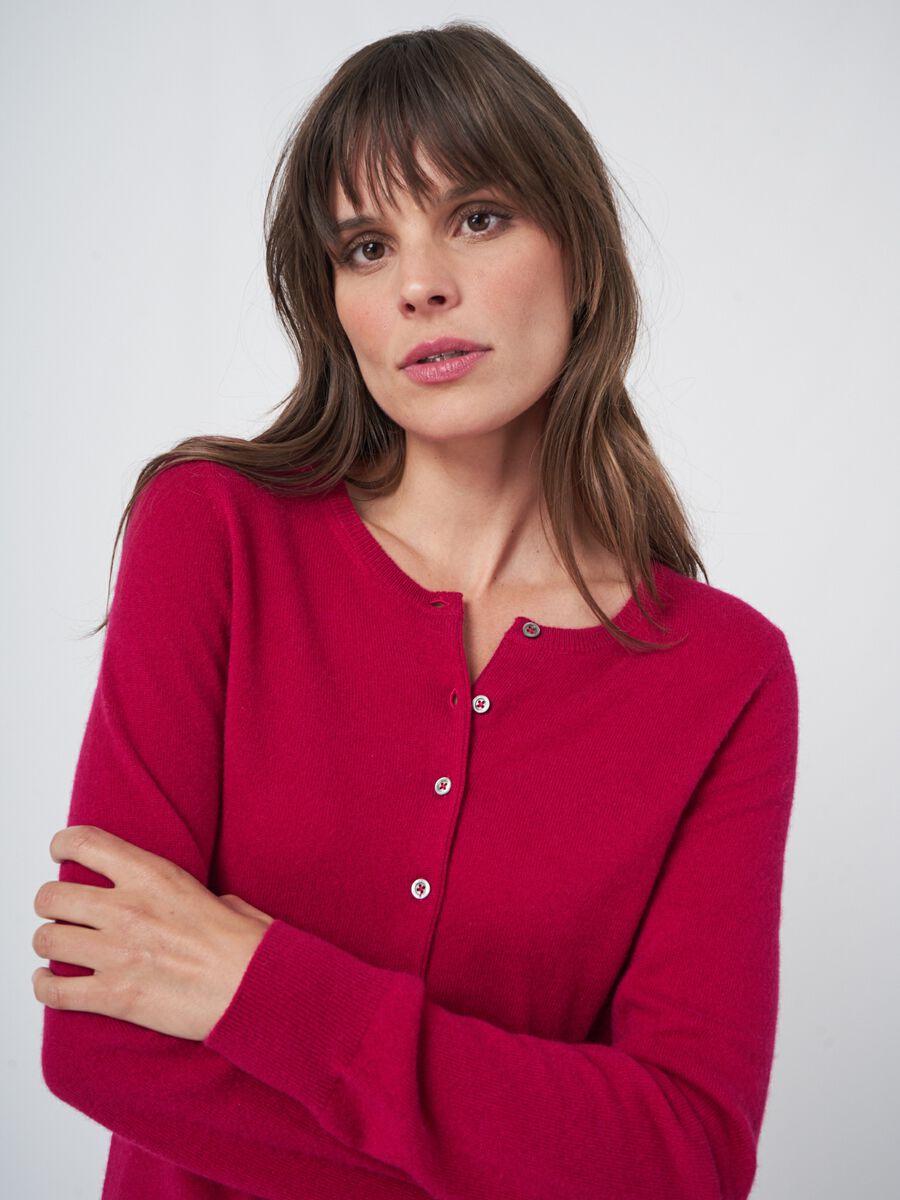 Cardigan basique en cachemire image number 2