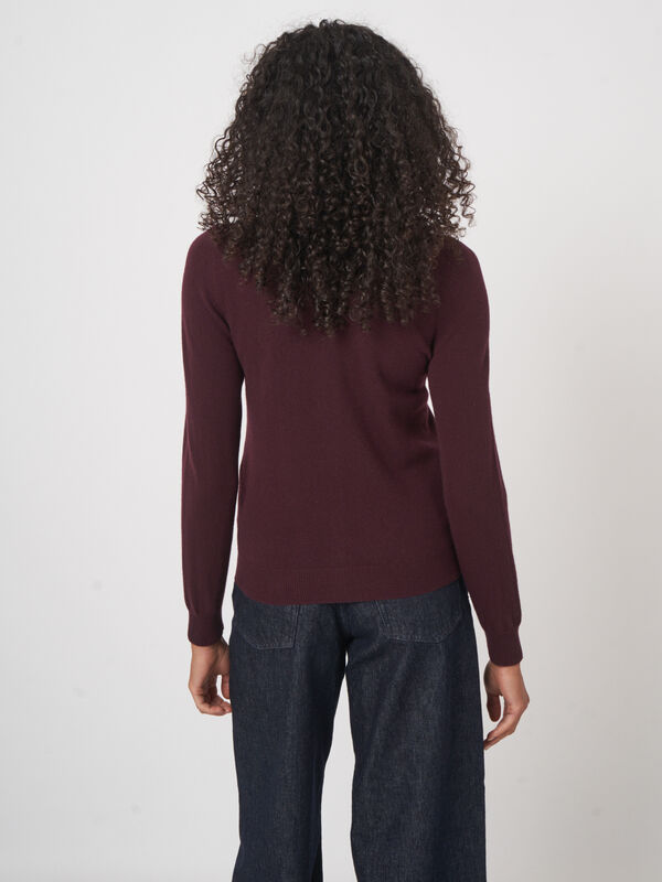 Cardigan fin en cachemire certifi&eacute; GOTS image number 4