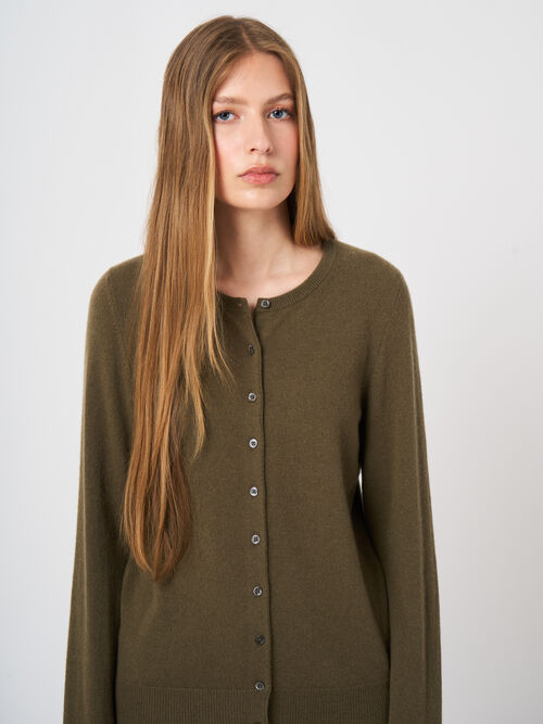 Feinstrick-Kaschmirjacke
