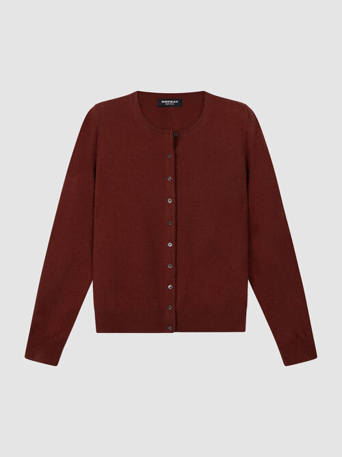 Feinstrick-Kaschmirjacke