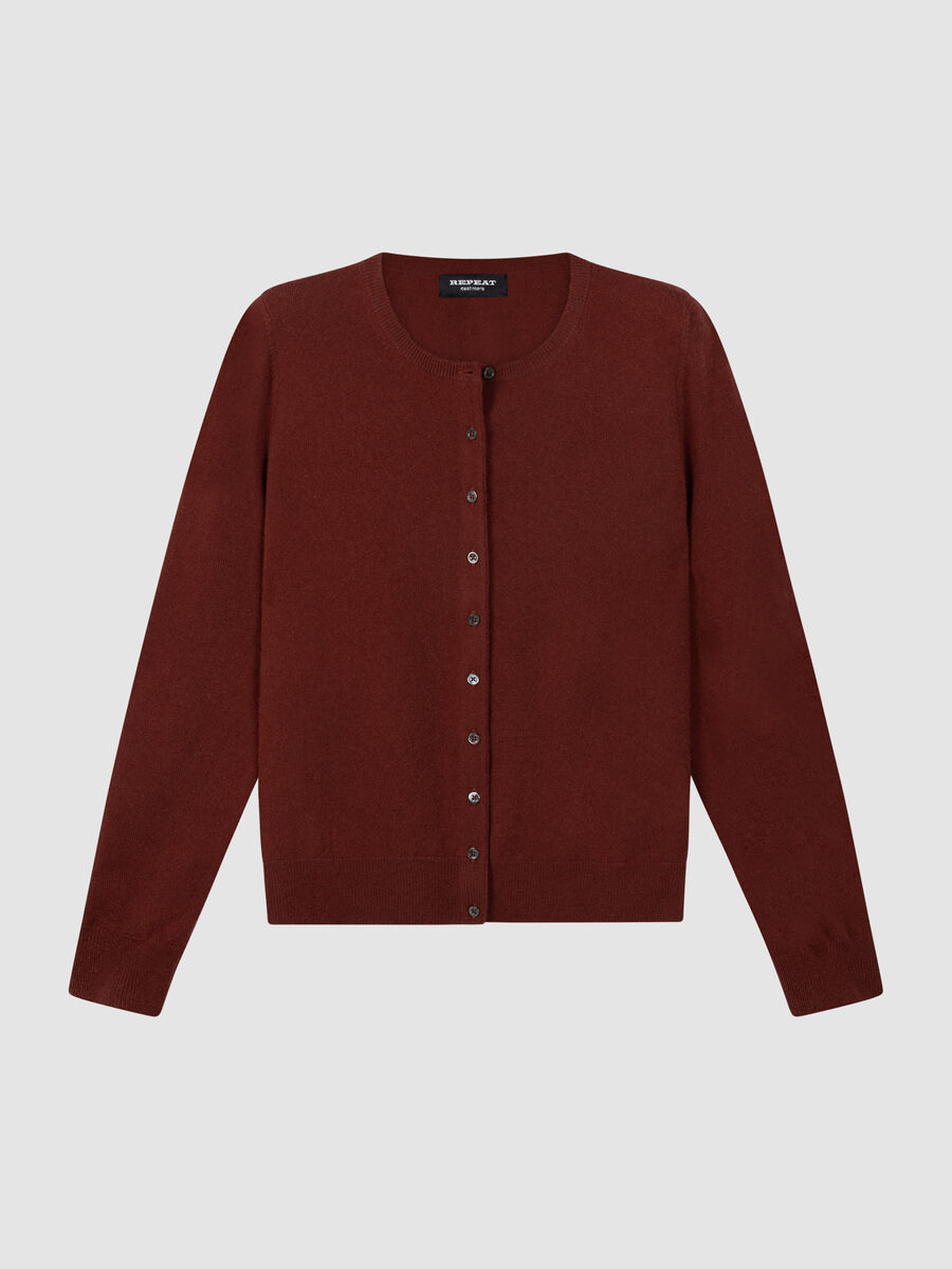 Organic Cashmere Fine-Knit Cardigan image number 0