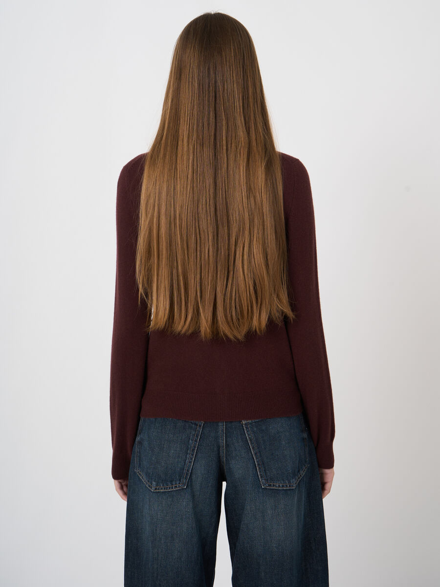 Cardigan fin en cachemire certifi&eacute; GOTS image number 3