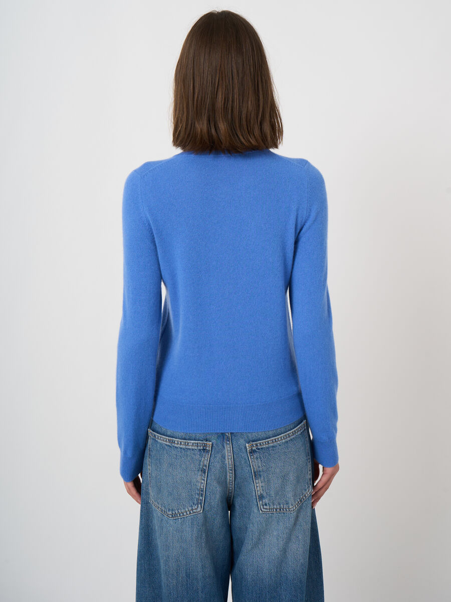 Organic Cashmere Fine-Knit Cardigan image number 3