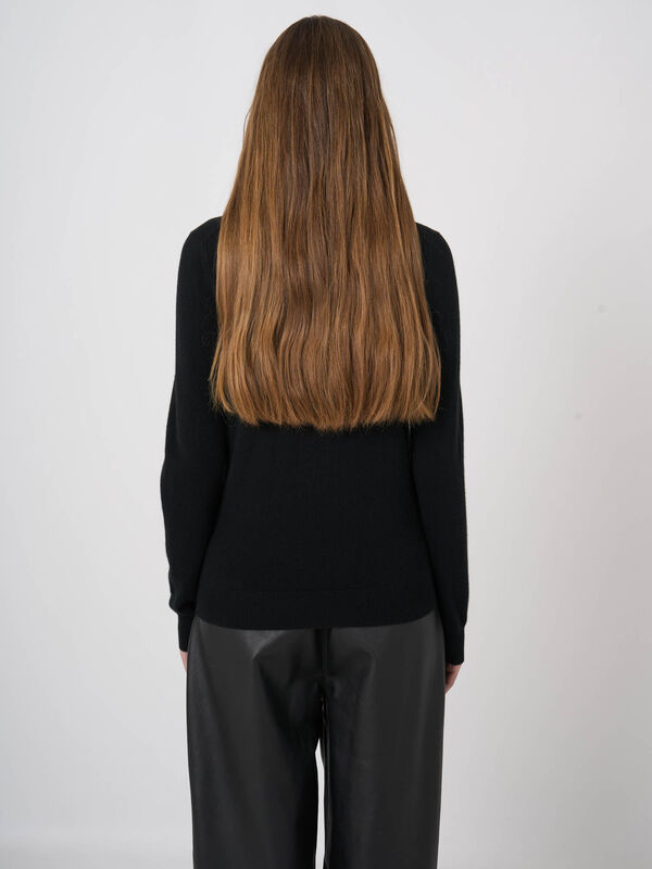 Essential 100% Kaschmir V-Ausschnitt-Pullover image number 4