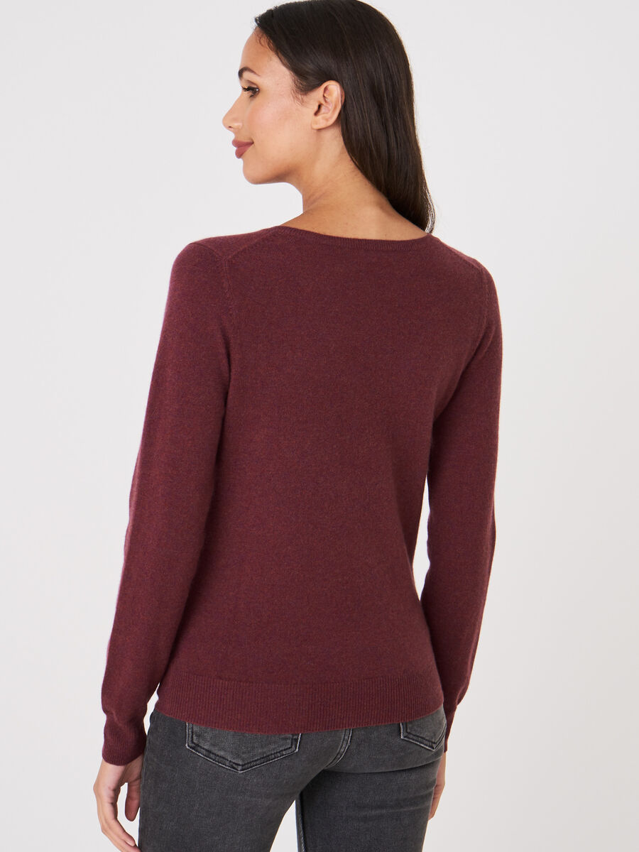 Basic organic cashmere v-neck jumper image number 113