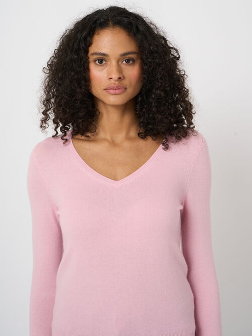 Pull col V en cachemire 100% essentiel