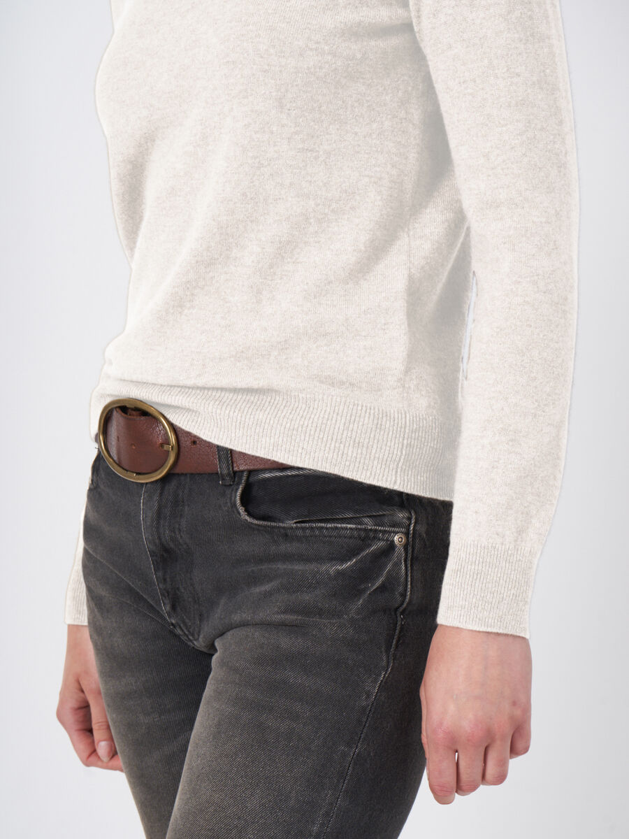 Basic-Rollkragenpullover aus Bio-Kaschmir image number 3