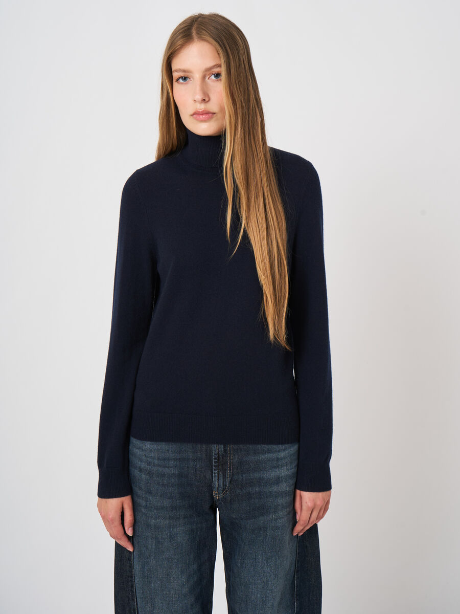 Basic-Rollkragenpullover aus Bio-Kaschmir image number 1