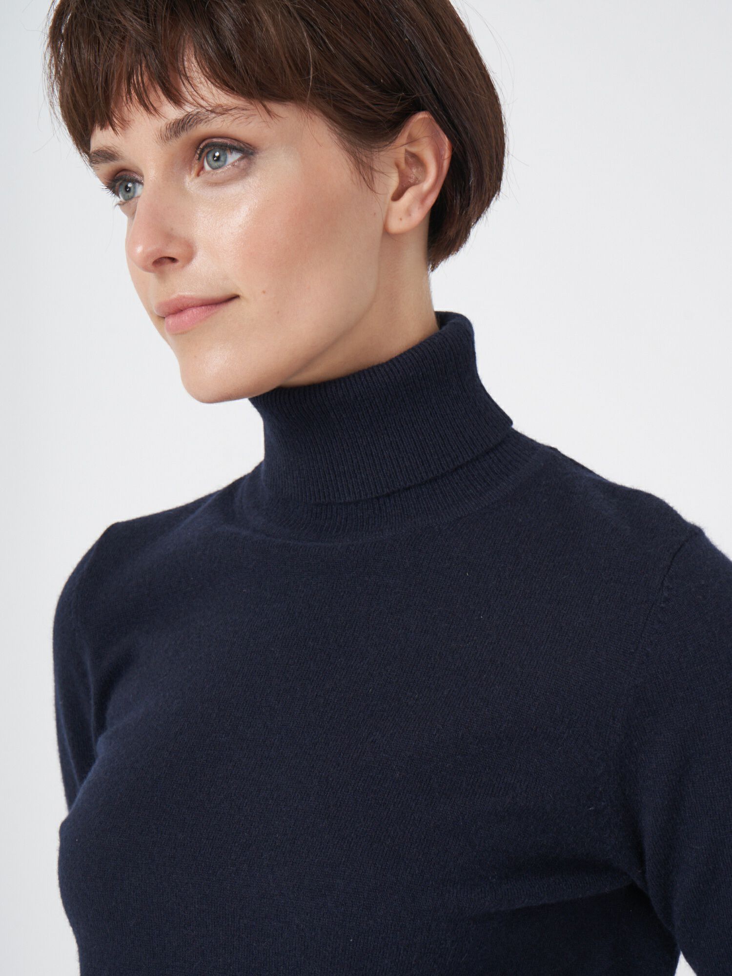 Basic coltrui dames van biologisch kasjmier afbeelding 2