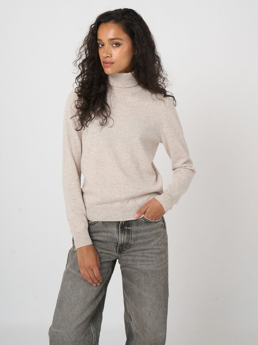 Basic-Rollkragenpullover aus Bio-Kaschmir image number 3