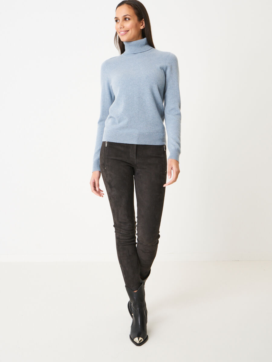 Basic organic cashmere turtleneck sweater image number 110