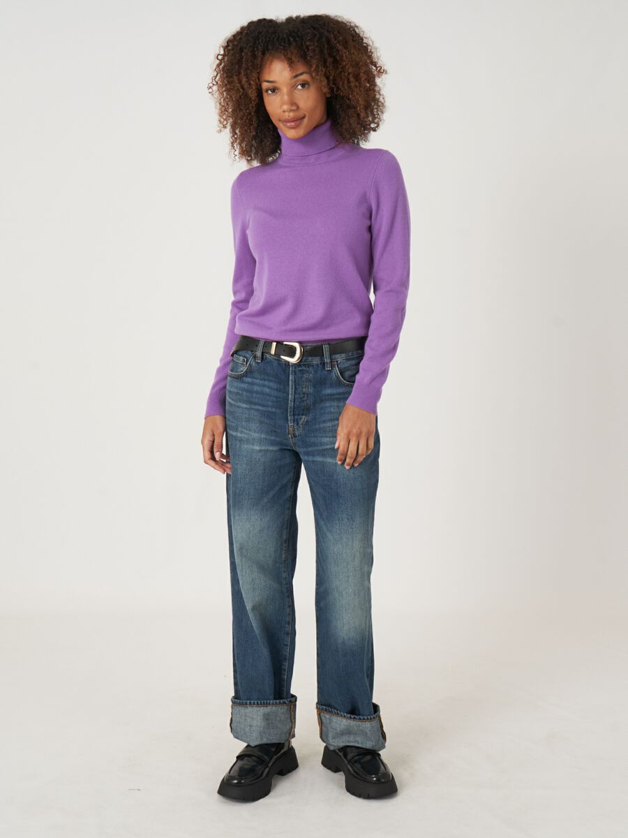 Basic-Rollkragenpullover aus Bio-Kaschmir image number 4