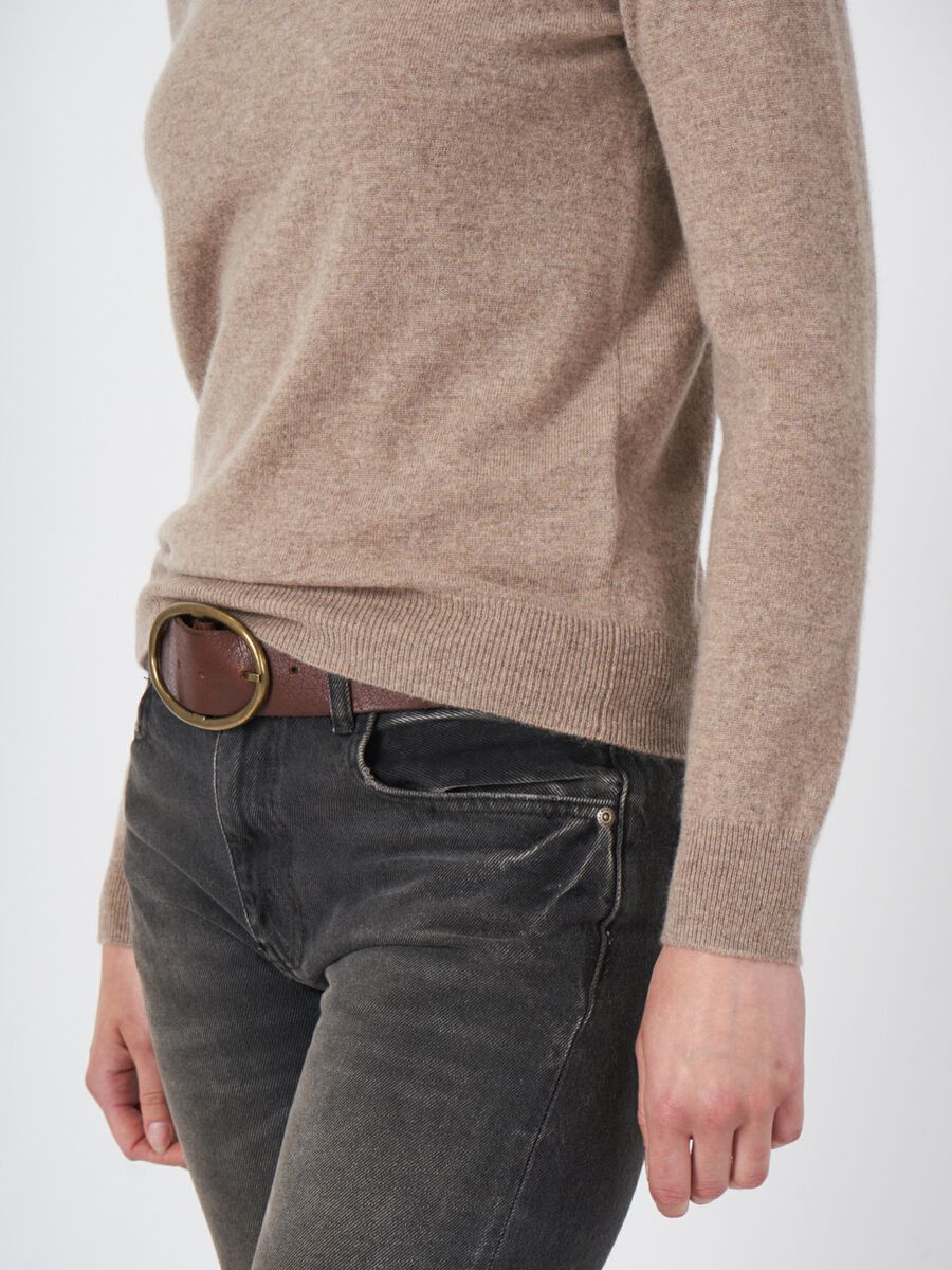 Basic-Rollkragenpullover aus Bio-Kaschmir image number 2