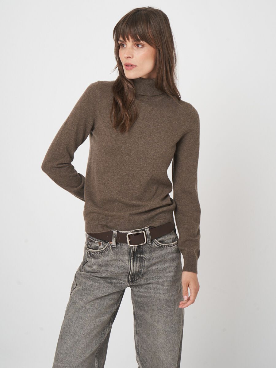Basic-Rollkragenpullover aus Bio-Kaschmir image number 3