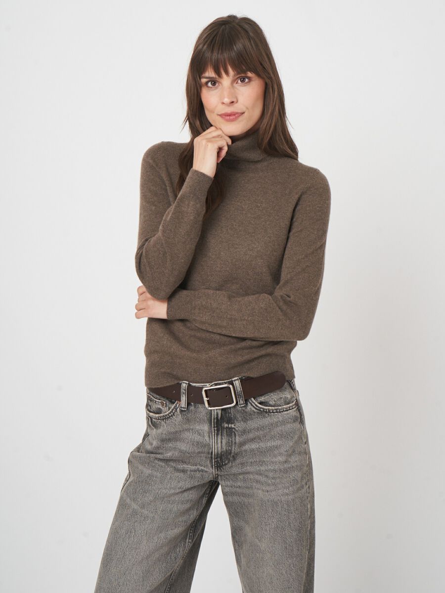 Basic-Rollkragenpullover aus Bio-Kaschmir image number 4